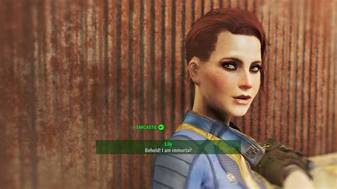 fallout 4 sarcastic lines